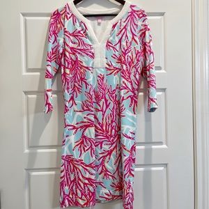 EUC Lilly Pulitzer Veranda Dress Underwater Escape